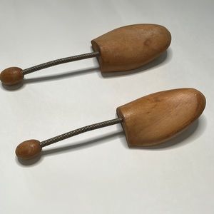 Vintage Wood Shoe Trees pair